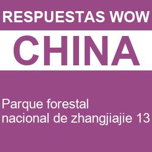 WOW Parque Forestal Nacional de Zhangjiajie 13