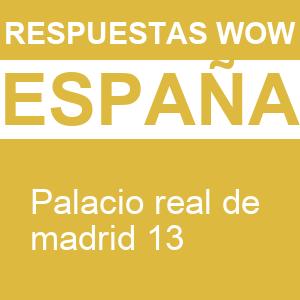 WOW Palacio Real de Madrid 13