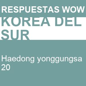 Words of Wonders Haedong Yonggungsa 20 WOW Haedong Yonggungsa 20