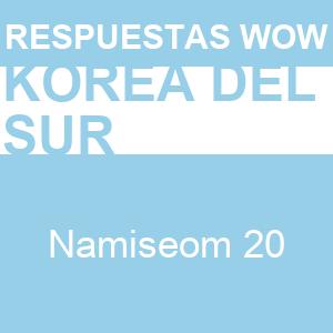 WOW Namiseom 20