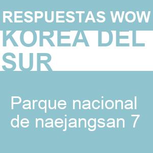 WOW Parque Nacional de Naejangsan 7