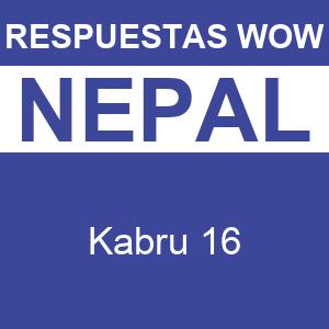 Words of Wonders Kabru 16 WOW Kabru 16