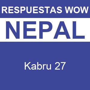 Words of Wonders Kabru 27 WOW Kabru 27