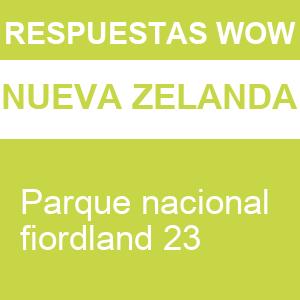 WOW Parque Nacional Fiordland 23