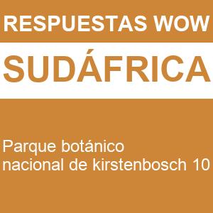 WOW Parque Botánico Nacional de Kirstenbosch 10